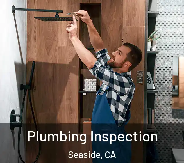  Plumbing Inspection Seaside, CA