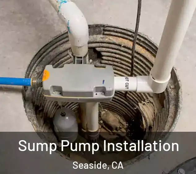  Sump Pump Installation Seaside, CA